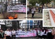 Proyek Danau Siombak Diwarnai Keretakan dan Dugaan Korupsi, Mahasiswa Kepung BBWS dan Kejatisu