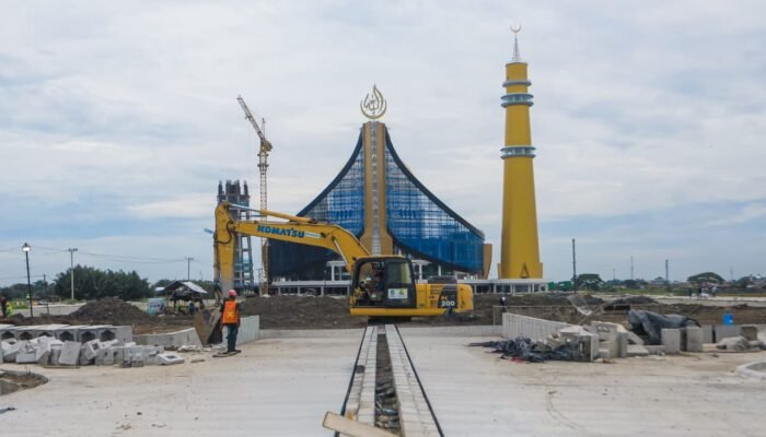 Wakil Wali Kota Medan Tinjau Progres Masjid Medan Islamic Center, Pembangunan Ditarget Rampung Akhir 2025