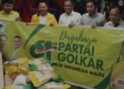 Rayakan HUT ke-61 Partai Golkar, Maruli Siahaan Berbagi Sembako untuk Warga Medan