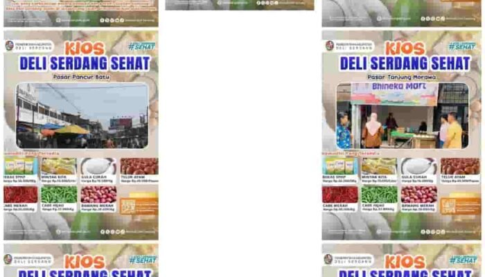 Tujuh Kios Deli Serdang Sehat Siap Layani Warga, Pemkab Dorong Stabilitas Harga Pangan