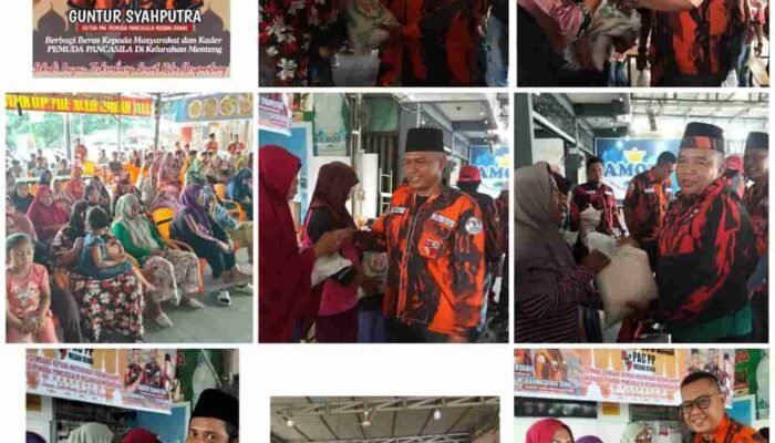Guntur Syahputra Tunjukkan Kepedulian, PAC Pemuda Pancasila Medan Denai Bagikan Ratusan Sembako untuk Warga
