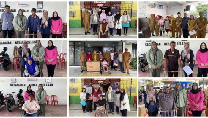 Dinsos Medan Salurkan Alat Bantu Bagi Penyandang Disabilitas dari Data DTSEN