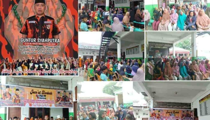 Guntur Syahputra Gerakkan Jumat Berkah, PAC PP Medan Denai Bagikan Ratusan Paket Beras ke Warga