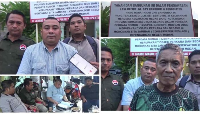 Kuasa Hukum Dr M Sa’i Rangkuti Soroti Dugaan Kejanggalan Eksekusi Tanah 68 Tahun Dihuni Warga Jalan Sei Bertu No. 38 Kelurahan Merdeka Kecamatan Medan Baru Kota Medan Provinsi Sumatera Utara