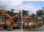 PT Timbang Langsa Kerahkan Alat Berat Perangi Sampah Pasca Banjir di Jalan Medan–Banda Aceh