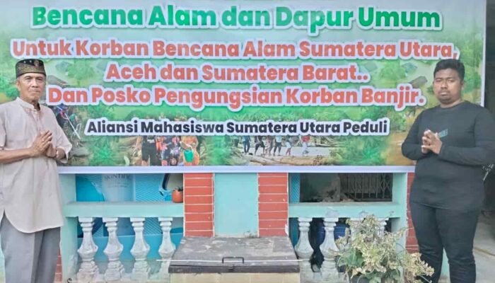 Aliansi Mahasiswa Sumut Dirikan Posko Donasi dan Dapur Umum untuk Korban Banjir