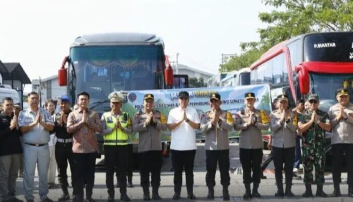 DPRD Medan Hadiri Pemberangkatan Mudik Gratis Polda Sumut 2026, Ribuan Warga Diberangkatkan Aman dan Nyaman