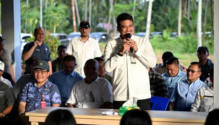 Bobby Nasution Siapkan Rp2 Miliar Bangun Rumah Produksi Kelapa di Nias Utara