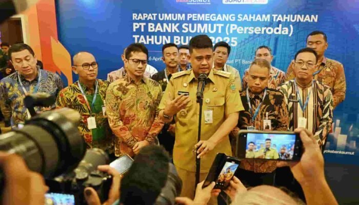 Bobby Nasution Pacu Bank Sumut Naik ke KBMI 2, Target Modal Rp6 Triliun Dikejar 2026