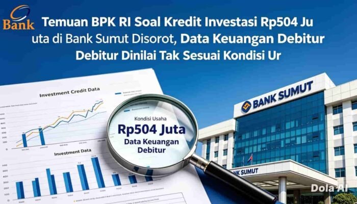 Temuan BPK RI Soal Kredit Investasi Rp504 Juta di Bank Sumut Disorot, Data Keuangan Debitur Dinilai Tak Sesuai Kondisi Usaha