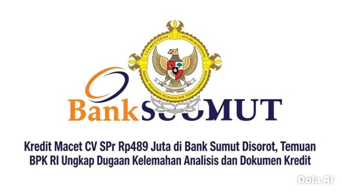 Kredit Macet CV SPr Rp489 Juta di Bank Sumut Disorot, Temuan BPK RI Ungkap Dugaan Kelemahan Analisis dan Dokumen Kredit