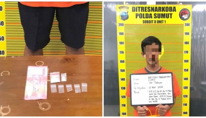 Diduga Jadi Titik Transaksi Sabu di Medan Deli, Gang Impian Disisir Polisi Saat Operasi Antik Toba