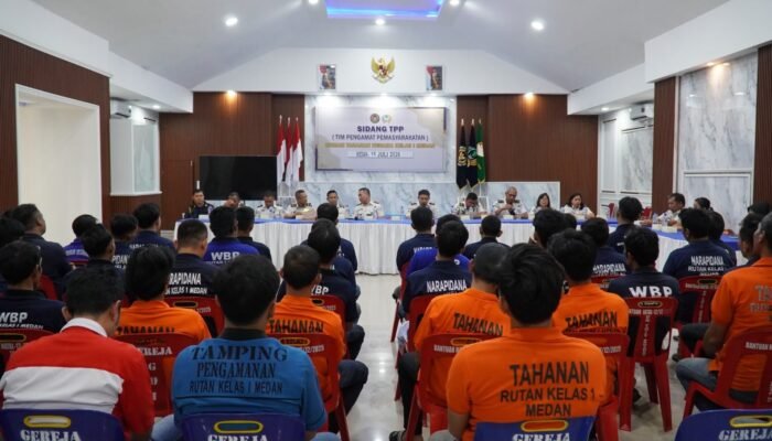 48 Warga Binaan Rutan Kelas I Medan Masuk Tahap Evaluasi, Mayoritas Diusulkan Terima Pembebasan Bersyarat