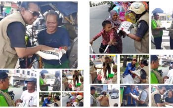 Sedekah Jumat KSJ Sasar Pekerja Jalanan Medan, Beras Jadi Penopang di Tengah Sulitnya Mencari Rezeki