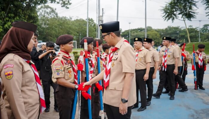 Kontingen Pramuka Medan Bertolak ke Jamnas XII, Rico Waas Titip Pesan Jaga Sikap dan Nama Daerah