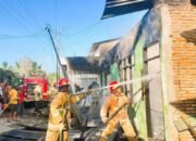 Tragis! Rumah di Tebing Tinggi Hangus Terbakar, Penghuni Ditemukan Tewas