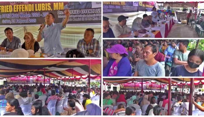 Reses di Sudirejo I, Godfried Lubis Tegaskan Prioritas Pendidikan, PKH Lansia dan Layanan Kesehatan Gratis